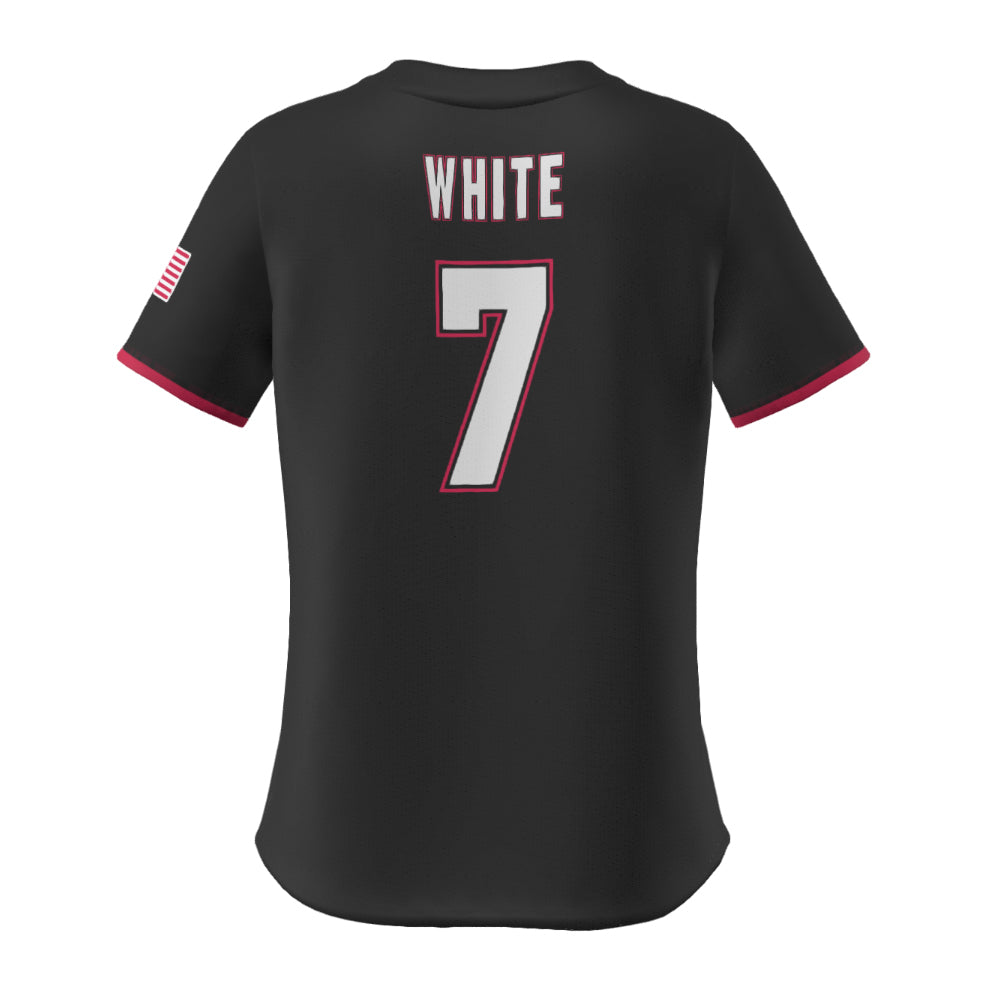 RISE SHORT SLEEVE FULL BUTTON JERSEY - CORE